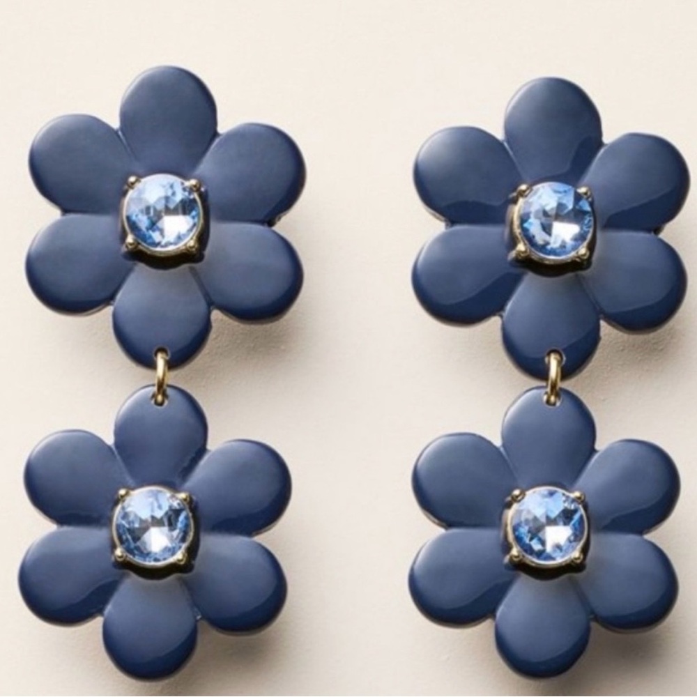 KATE SPADE ♠️ X TARGET 🎯 Blue Floral Earrings